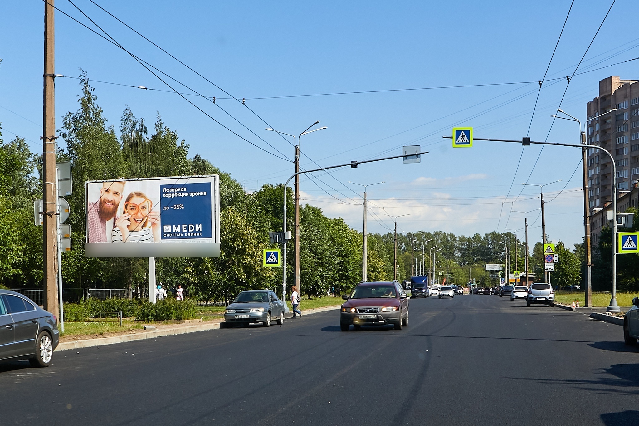 Фотография рекламного носителя, тип: Билборд 3x6, адрес: Металлистов пр-т., д.65, Санкт-Петербург, Россия. Сторона Б №119820