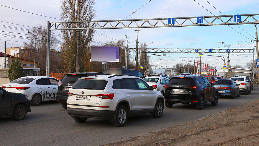 Фотография рекламного носителя, тип: Билборд 3x6, адрес: Автозаводское ш., 190 м от Кирова ул. Х Автозаводское ш., Тольятти, Самарская область, Россия. Сторона B №1329645