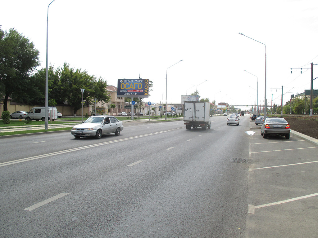 Фотография рекламного носителя, тип: Билборд 3x6, адрес: Новоросиийская ул., д.100, Краснодар, Краснодарский край, Россия. Сторона Б №235227