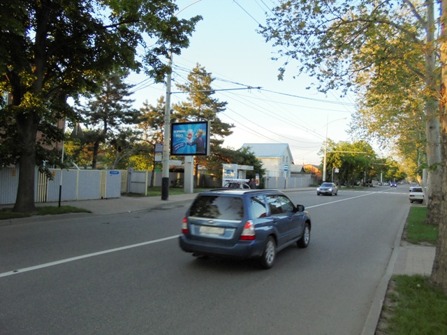 Фотография рекламного носителя, тип: Ситиборд 2.7x3.7, адрес: Фадеева ул., д.180, Краснодар, Краснодарский край, Россия. Сторона Б №236094