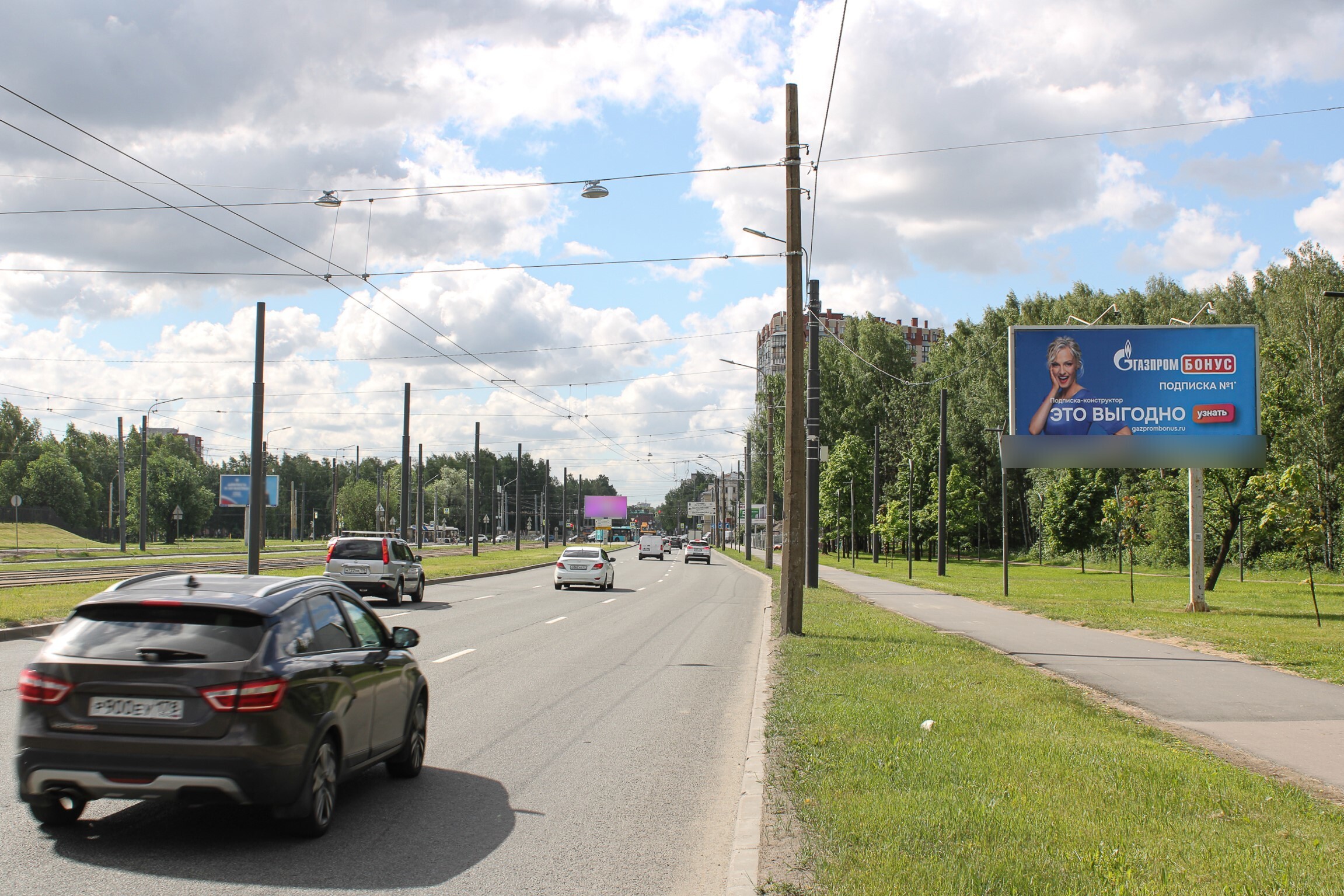 Фотография рекламного носителя, тип: Билборд 3x6, адрес: Тихорецкий пр-т., д.21, поз.2, Санкт-Петербург, Россия. Сторона А1 №757053