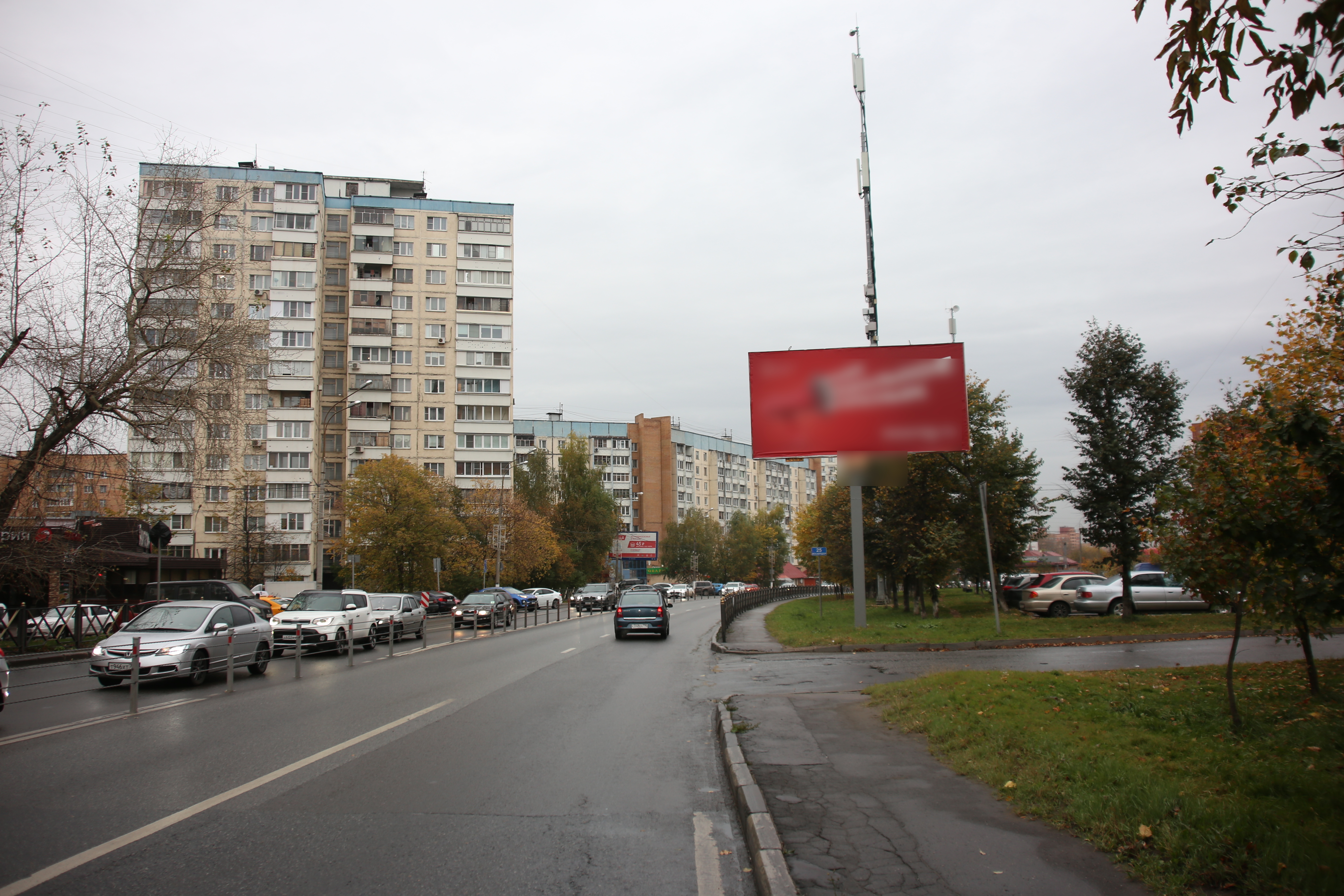 Фотография рекламного носителя, тип: Билборд 3x6, адрес: Волоколамское ш., 25 020м, Красногорск, Московская область, Россия. Сторона А №795629