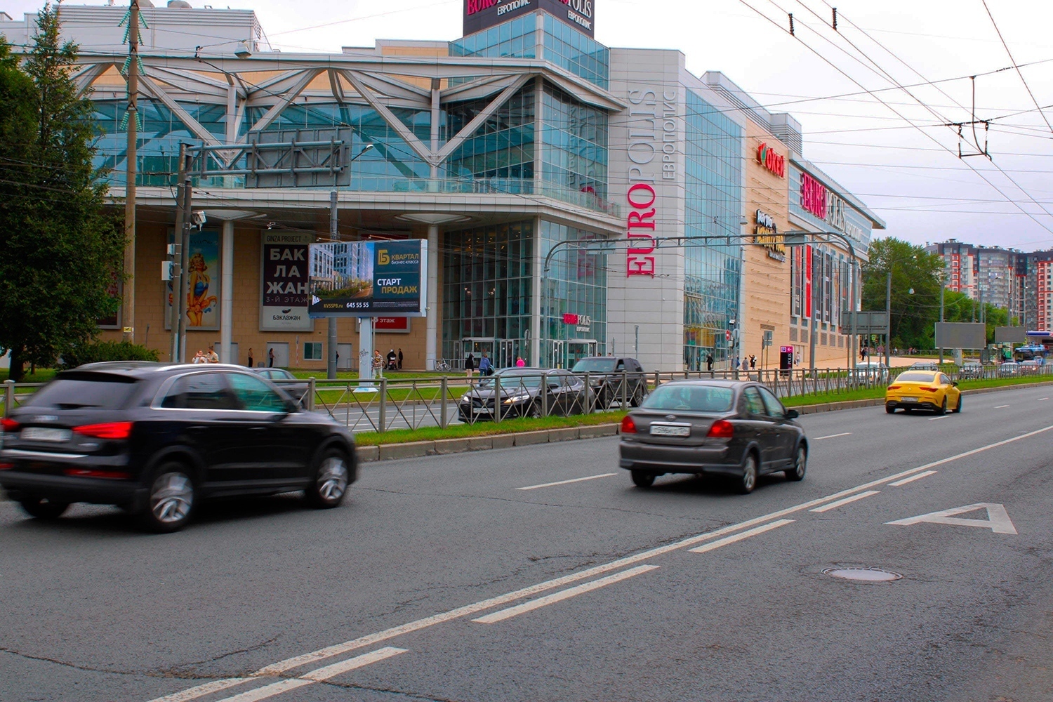 Фотография рекламного носителя, тип: Билборд 3x6, адрес: Кантемировская ул., д.37, Санкт-Петербург, Россия. Сторона Б1 №708159