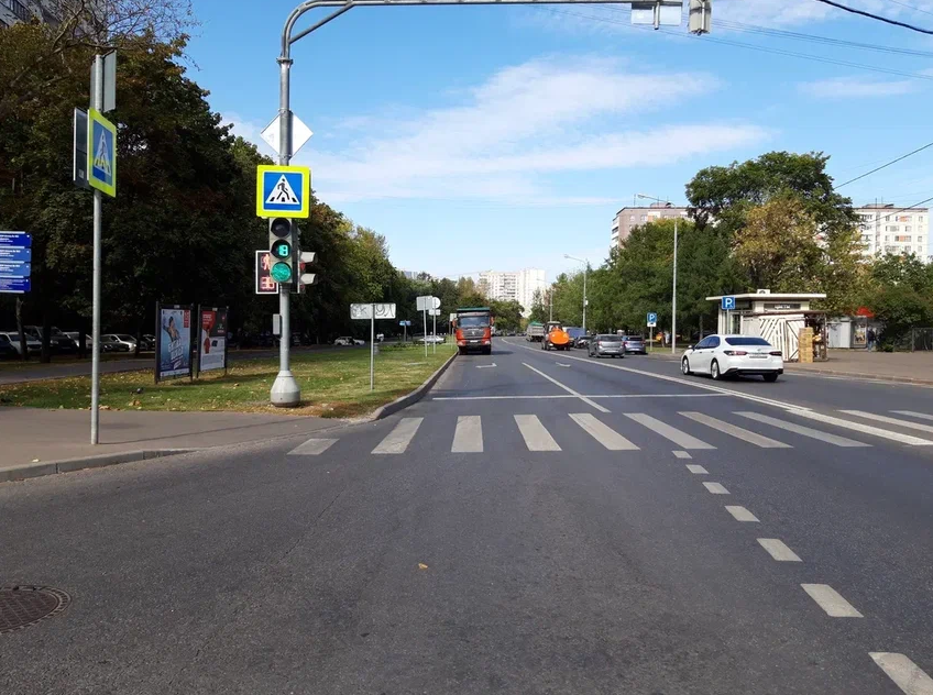 Фотография рекламного носителя, тип: Афиша 1.75x1.8, адрес: Бирюлевская ул., д.22, стенд 1, Москва, Россия. Сторона A №865018