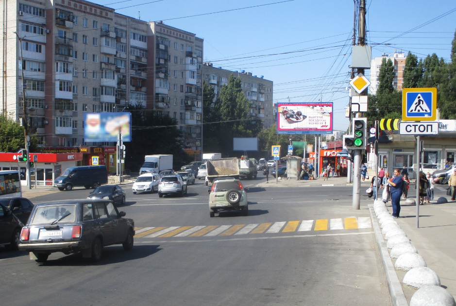 Фотография рекламного носителя, тип: Билборд 3x6, адрес: Навашина ул., поз.1, Саратов, Саратовская область, Россия. Сторона А1-А3 №156865