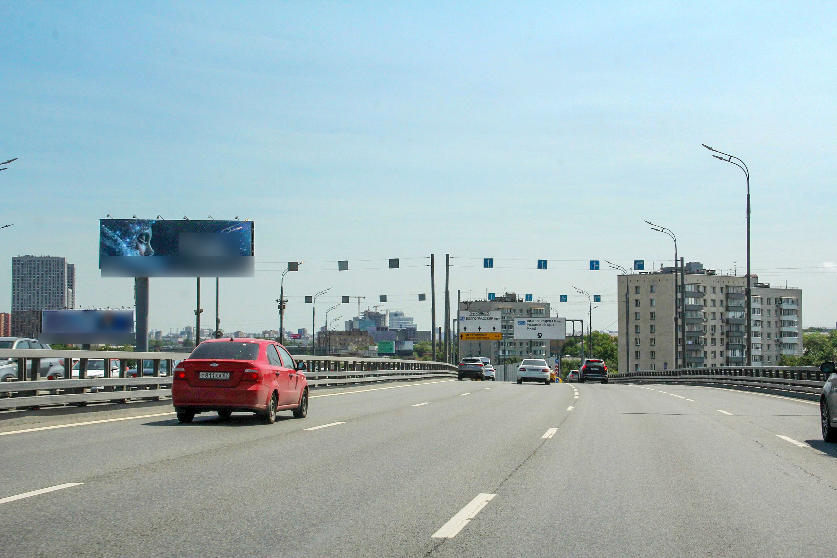 Фотография рекламного носителя, тип: Суперсайт 5x15, адрес: ТТК X Нижегородская ул., Москва, Россия. Сторона Б №504705