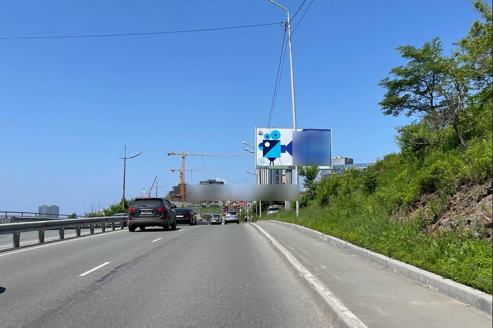 Фотография рекламного носителя, тип: Билборд 3x6, адрес: Всеволода Сибирцева ул., д.58, Владивосток, Приморский край, Россия. Сторона А №195666