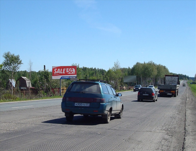 Фотография рекламного носителя, тип: Билборд 3x6, адрес: Иваново-Кострома Автодорога, Иваново, Ивановская область, Россия. Сторона Б №112450