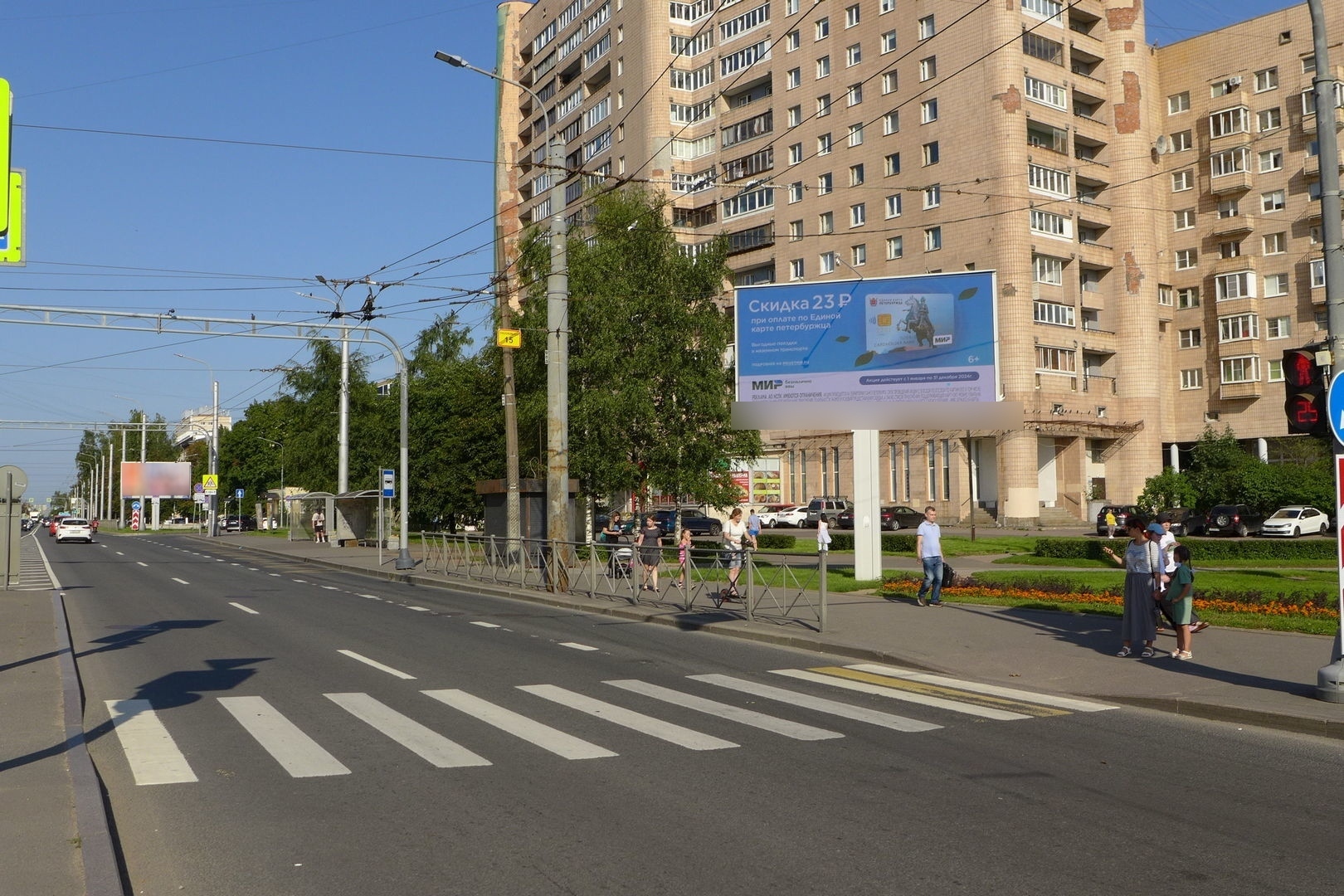 Фотография рекламного носителя, тип: Билборд 3x6, адрес: Гражданский пр-т. Х Непокорённых пр-т., д.16, к.1В, Санкт-Петербург, Россия. Сторона А1 №633448