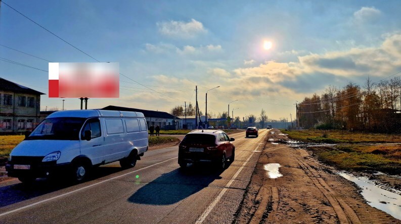 Фотография рекламного носителя, тип: Билборд 3x6, адрес: 50 лет Октября ул., д.191, Острогожск, Воронежская область, Россия. Сторона B №1067055