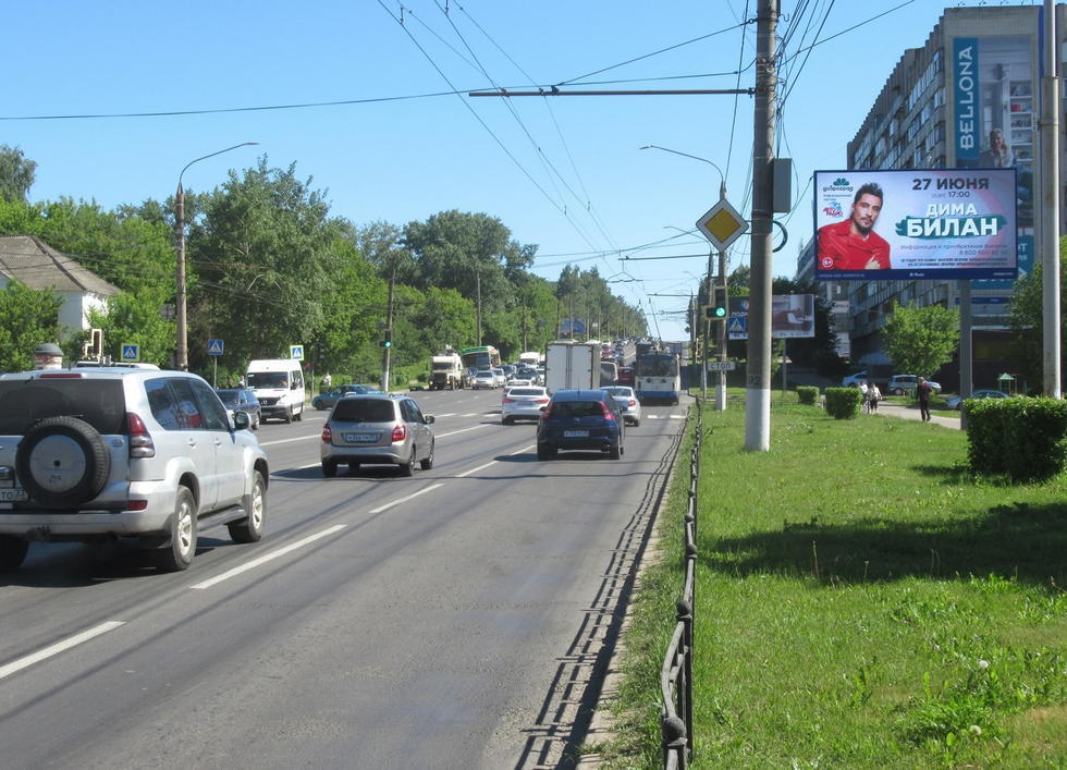 Фотография рекламного носителя, тип: Билборд 3x6, адрес: Добросельская ул., д.2в Х Погодина ул., Владимир, Владимирская область, Россия. Сторона А1 №154237