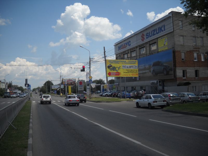 Фотография рекламного носителя, тип: Билборд 3x6, адрес: Старомарьевское ш. Х Селекционная ул., Ставрополь, Ставропольский край, Россия. Сторона A №216231