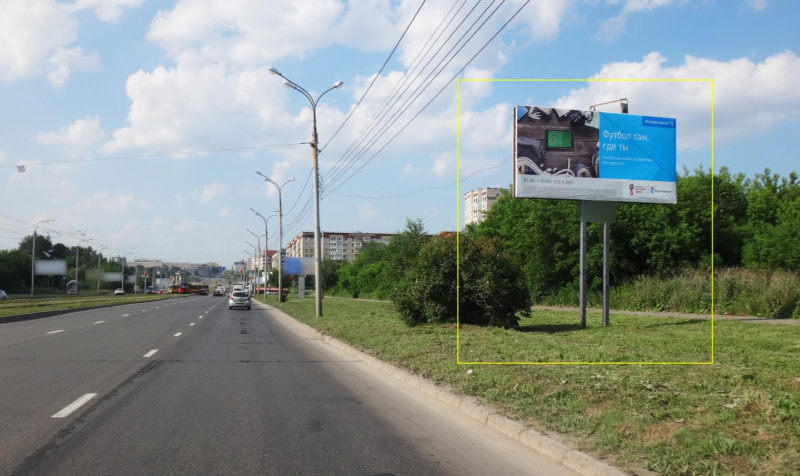 Фотография рекламного носителя, тип: Билборд 3x6, адрес: К. Маркса ул., поз.9, Ижевск, Республика Удмуртия, Россия. Сторона A №670258