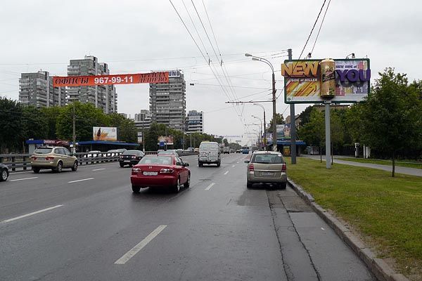 Фотография рекламного носителя, тип: Билборд 3x6, адрес: Ленинградское ш., д.26-28, Москва, Россия. Сторона A №65929