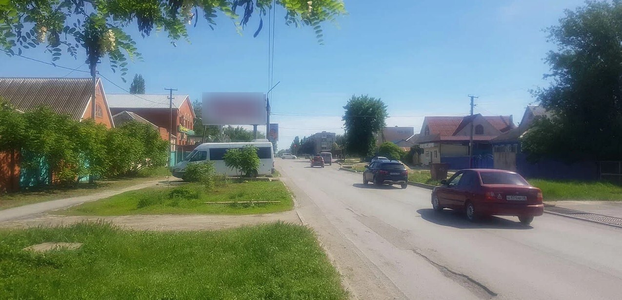 Фотография рекламного носителя, тип: Билборд 3x6, адрес: Кирова ул. X Пламя Революции ул., Морозовск, Ростовская область, Россия. Сторона Б №1334373