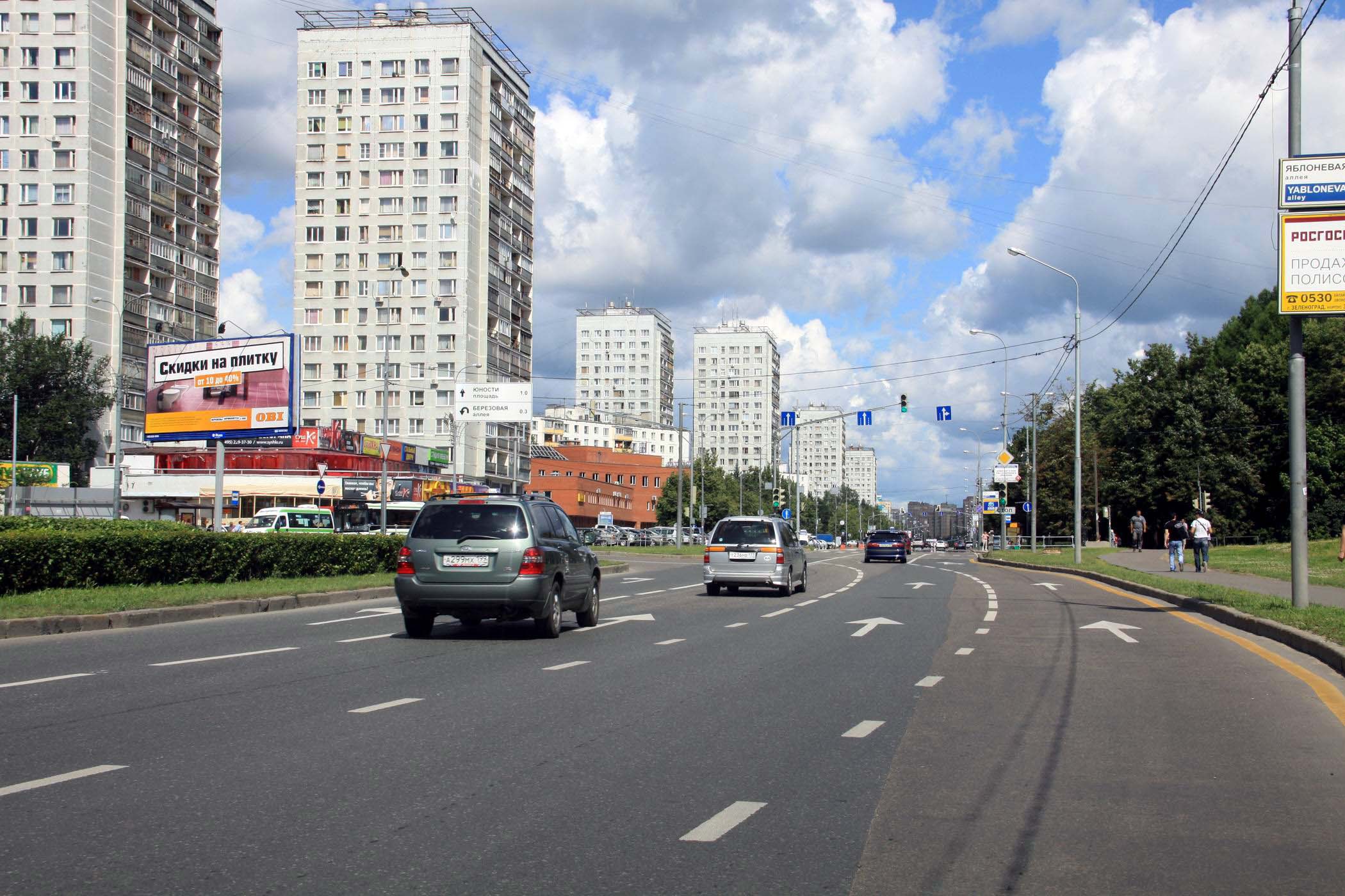 Фотография рекламного носителя, тип: Билборд 3x6, адрес: Центральный пр-т., к.445, Зеленоград, Москва, Россия. Сторона А2 №121601
