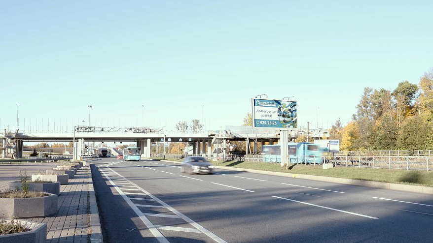 Фотография рекламного носителя, тип: Билборд 3x6, адрес: Приморское ш., д.148 Х Горская ул., Санкт-Петербург, Россия. Сторона A2 №172915
