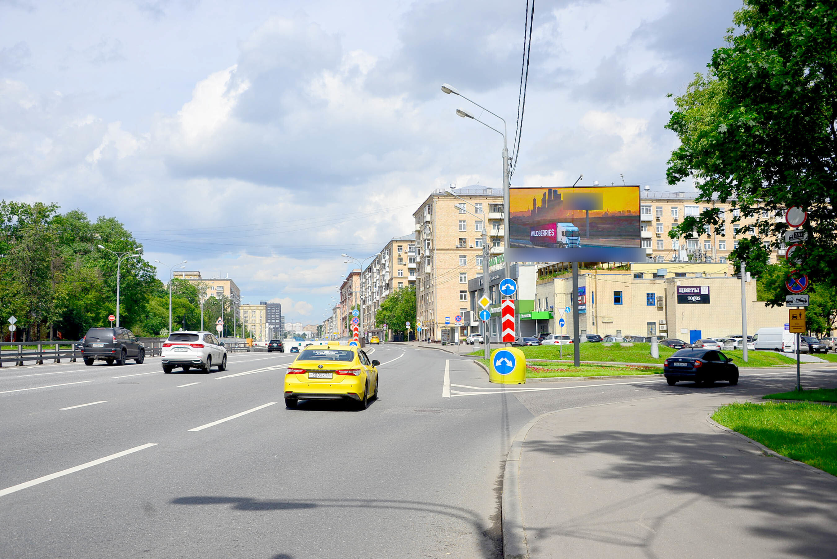 Фотография рекламного носителя, тип: Билборд 3x6, адрес: Алабяна ул., д.7, Москва, Россия. Сторона А1 №1023113