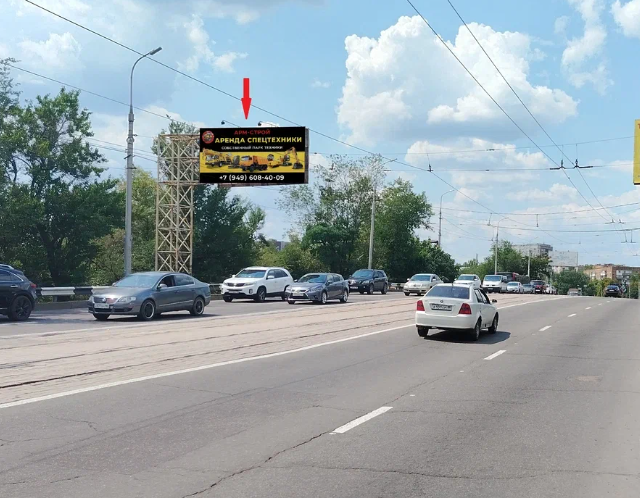 Фотография рекламного носителя, тип: Билборд 3x6, адрес: Донецк г., Ленинский пр-т., Донецк, Донецкая область, Россия. Сторона Б №1327028