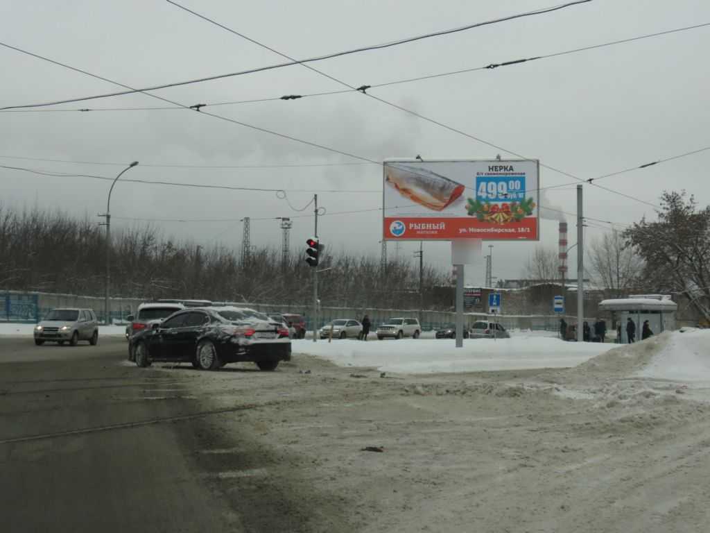 Фотография рекламного носителя, тип: Билборд 3x6, адрес: Троллейная ул., д.1а Х Широкая ул., Новосибирск, Новосибирская область, Россия. Сторона A №184599