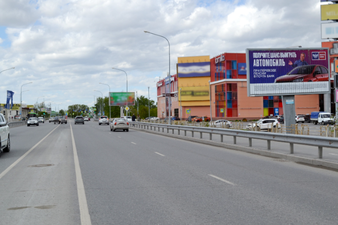 Фотография рекламного носителя, тип: Билборд 3x6, адрес: 2-я Луговая ул., поз. 2, Тюмень, Тюменская область, Россия. Сторона A1-A3 №90492