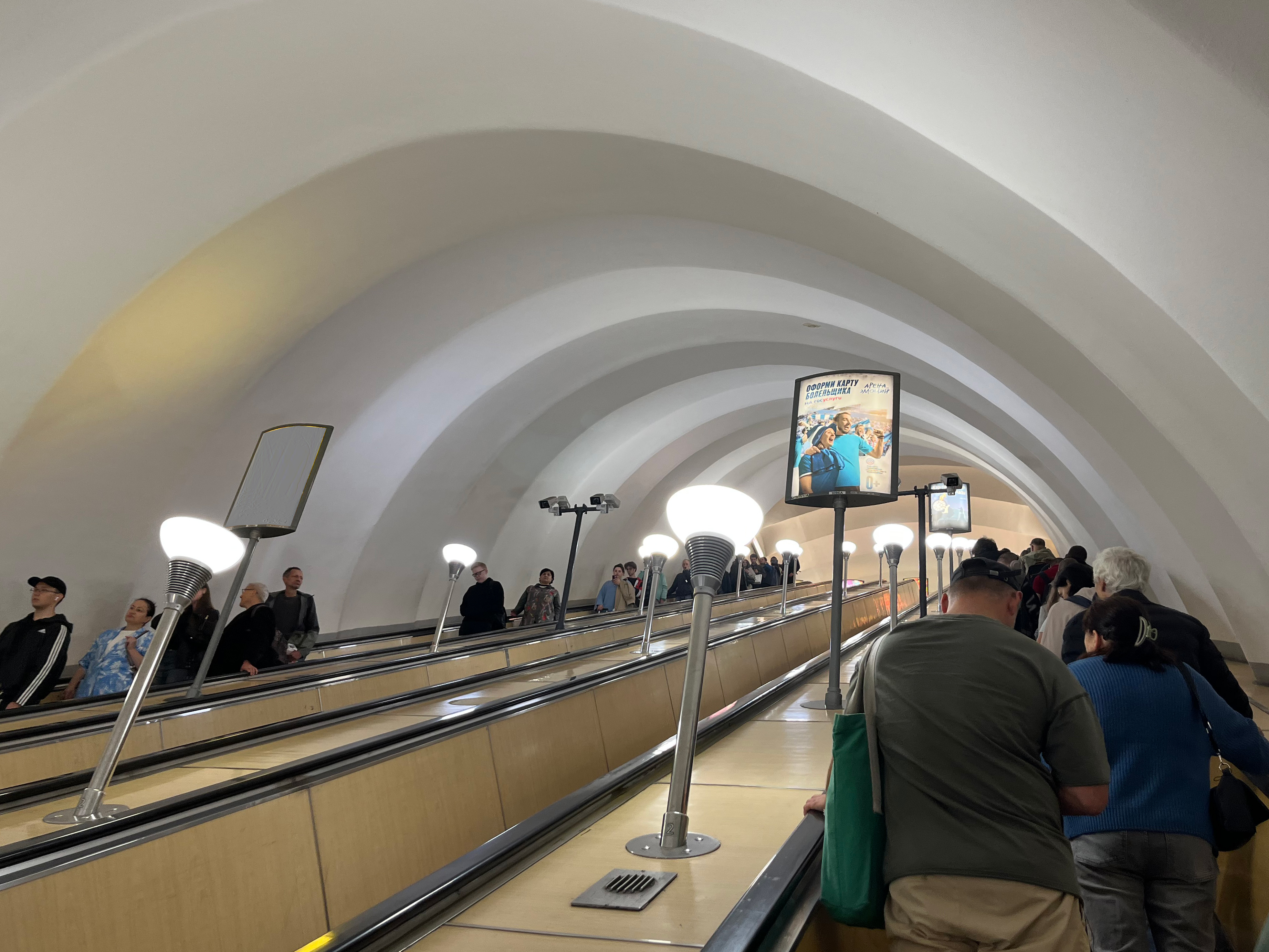 Фотография рекламного носителя, тип: Лайтбокс, адрес: Станция метро «Садовая», линия Фрунзенско-Приморская, Санкт-Петербург, Россия. Сторона/вариант А №1605976