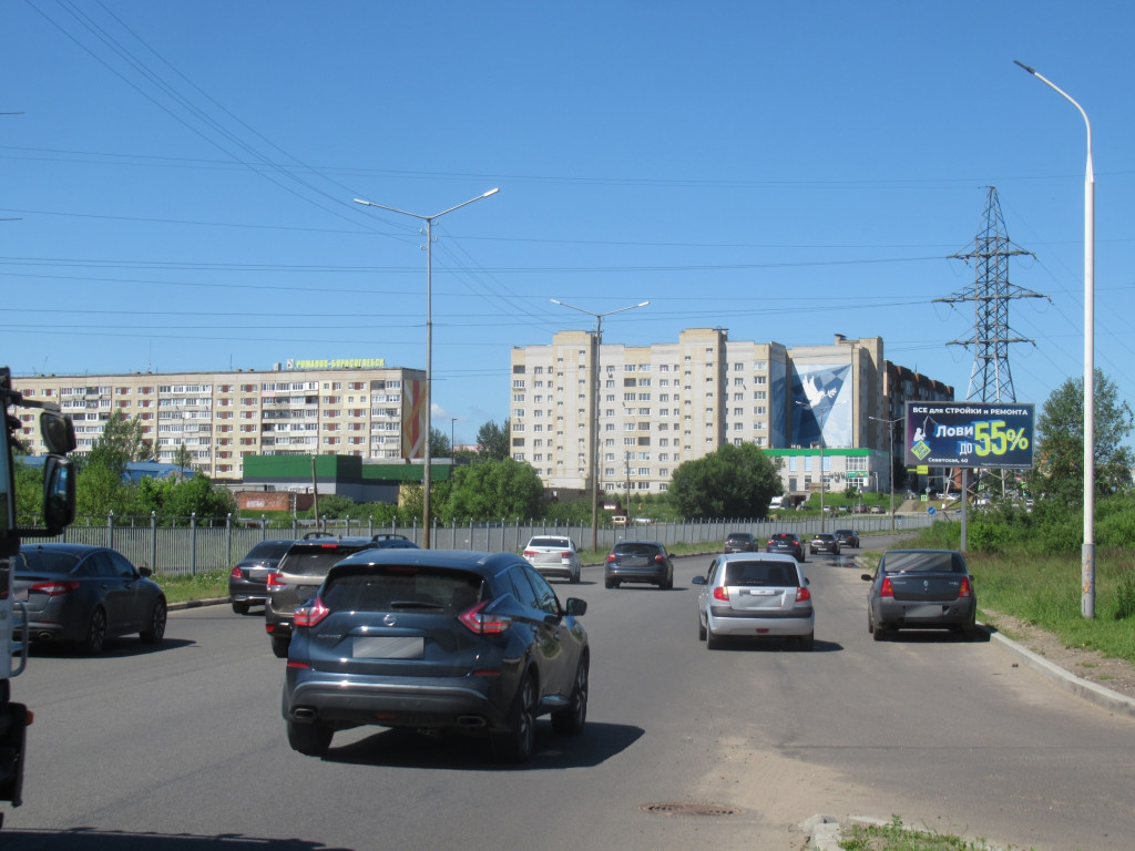 Фотография рекламного носителя, тип: Билборд 3x6, адрес: 50-летия Победы ул., д.35, Тутаев, Ярославская область, Россия. Сторона А №937908