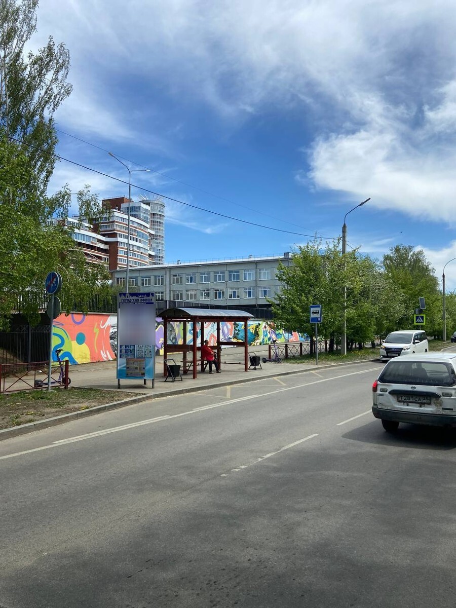 Фотография рекламного носителя, тип: Нестандартный ситиформат, адрес: Маршала Жукова пр-т., д.2/1, Иркутск, Иркутская область, Россия. Сторона Б №1361864