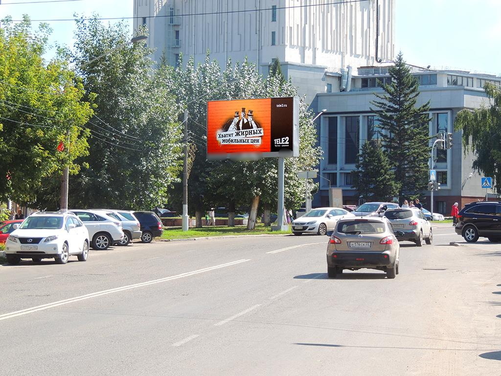 Фотография рекламного носителя, тип: Билборд 3x6, адрес: Социалистический пр-т., д.114, Барнаул, Алтайский край, Россия. Сторона B №87974