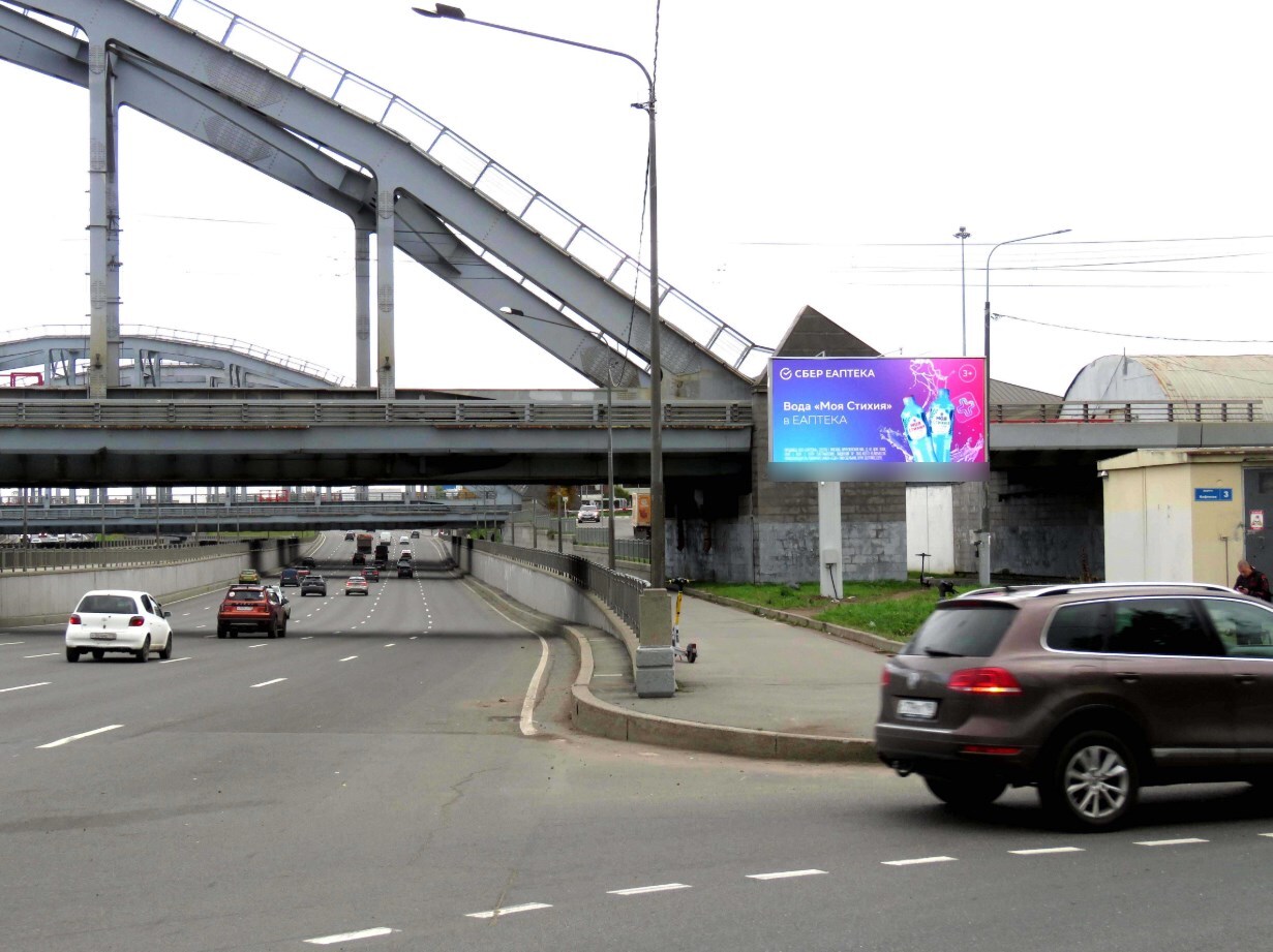 Фотография рекламного носителя, тип: Билборд 3x6, адрес: Обводного канала наб., Нефтяная а/д, д.2, Санкт-Петербург, Россия. Сторона А1 №433297