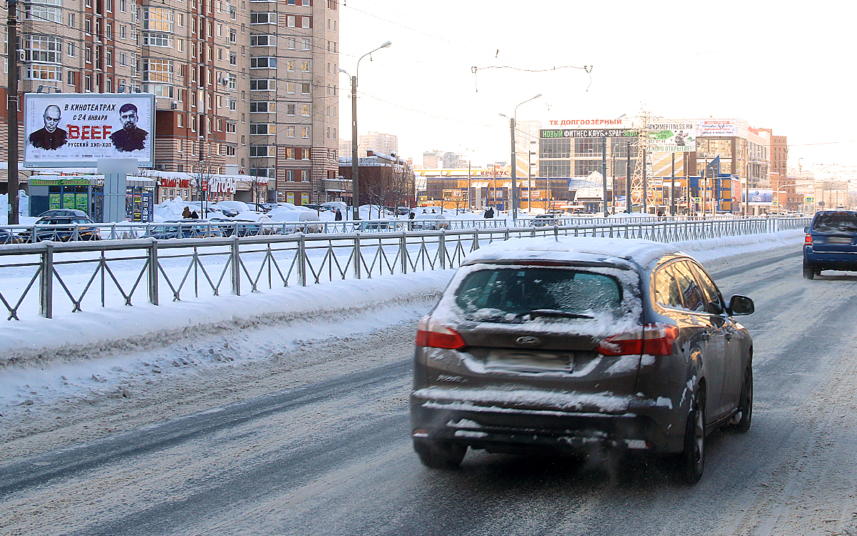 Фотография рекламного носителя, тип: Билборд 3x6, адрес: Ильюшина ул., д.6, Санкт-Петербург, Россия. Сторона B №171161