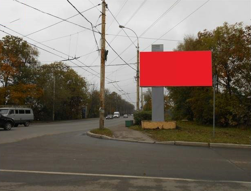 Фотография рекламного носителя, тип: Билборд 3x6, адрес: Тихорецкая ул. Х Киевская ул., Калининград, Калининградская область, Россия. Сторона А №221933