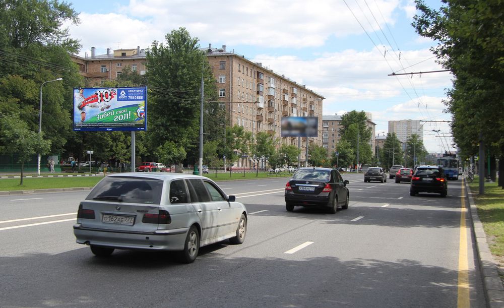 Фотография рекламного носителя, тип: Билборд 3x6, адрес: Ломоносовский пр-т., д.14, Москва, Россия. Сторона Б №117481