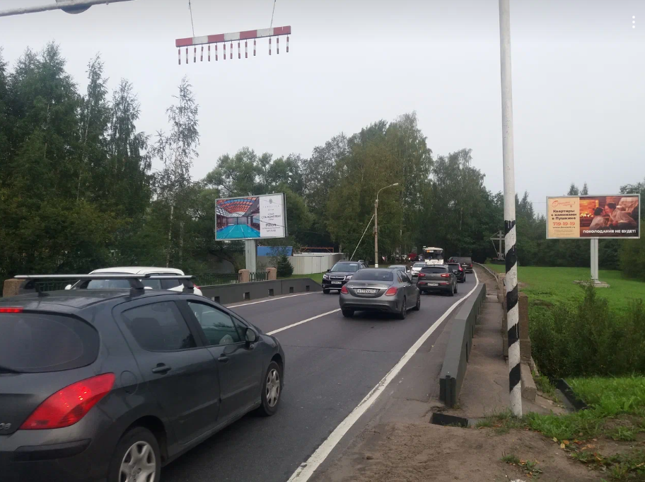 Фотография рекламного носителя, тип: Билборд 3x6, адрес: Пушкин г., Парковая ул., д.22, Санкт-Петербург, Россия. Сторона Б №522475