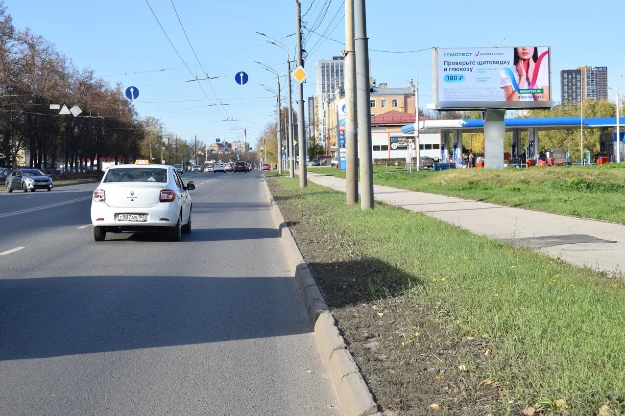 Фотография рекламного носителя, тип: Билборд 3x6, адрес: Коминтерна ул., д.10, Нижний Новгород, Нижегородская область, Россия. Сторона A1-A12 №819823