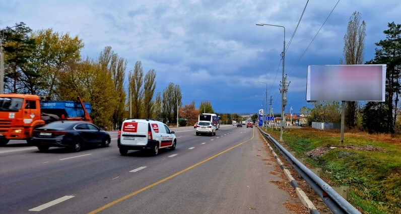 Фотография рекламного носителя, тип: Билборд 3x6, адрес: Патриотов пр-т., д.60б, Воронеж, Воронежская область, Россия. Сторона A №1068191