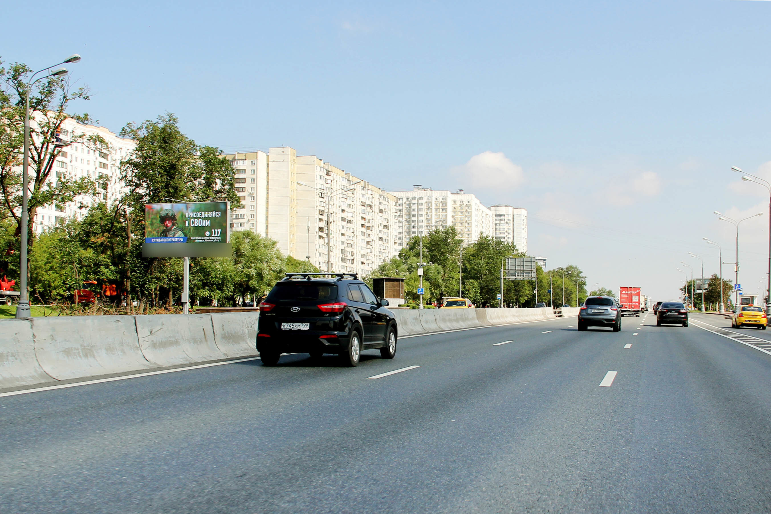 Фотография рекламного носителя, тип: Билборд 3x6, адрес: Варшавское ш., д.154, корп.1, Москва, Россия. Сторона Б1 №293975