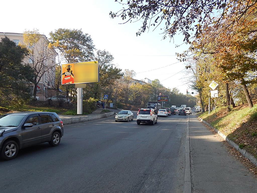 Фотография рекламного носителя, тип: Билборд 3x6, адрес: Борисенко ул., д.2, Владивосток, Приморский край, Россия. Сторона B №88763