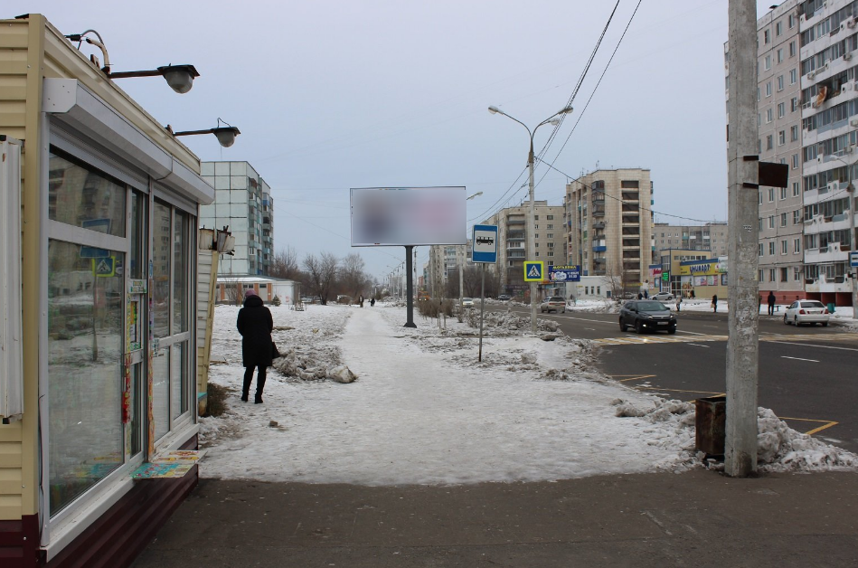 Фотография рекламного носителя, тип: Билборд 3x6, адрес: Гагарина ул., д.13, Комсомольск-на-Амуре, Хабаровский край, Россия. Сторона Б №1370287