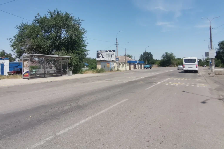 Фотография рекламного носителя, тип: Билборд 3x6, адрес: Мариуполь г., Греческая ул., д.219 Х Семенишина пер., Мариуполь, Донецкая область, Россия. Сторона Б №1327311