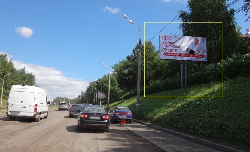 Фотография рекламного носителя, тип: Билборд 3x6, адрес: Ленина ул., РКВД, поз.2, Ижевск, Республика Удмуртия, Россия. Сторона A №670861