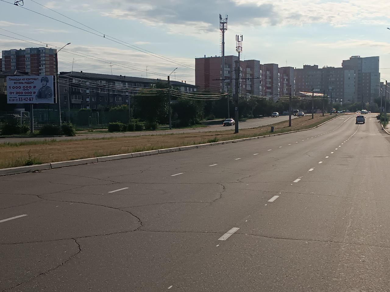 Фотография рекламного носителя, тип: Билборд 3x6, адрес: Ключевская ул., д.144/1, Улан-Удэ, Республика Бурятия, Россия. Сторона B №1330458