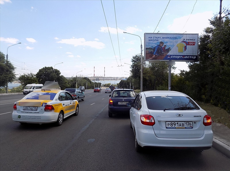 Фотография рекламного носителя, тип: Билборд 3x6, адрес: 20 лет Октября ул. Х В. Фигнер ул., Воронеж, Воронежская область, Россия. Сторона А1-А3 №111910