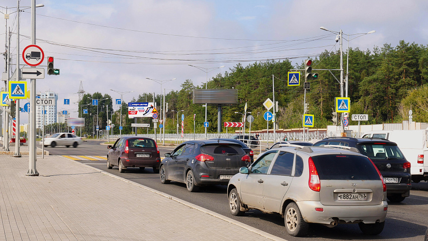 Фотография рекламного носителя, тип: Билборд 3x6, адрес: Московское ш. Х Дальняя ул., Самара, Самарская область, Россия. Сторона А №790839