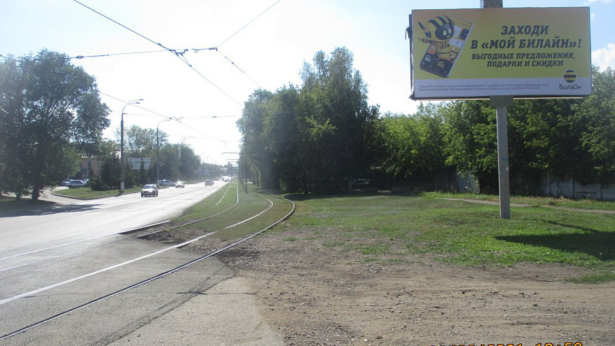 Фотография рекламного носителя, тип: Билборд 3x6, адрес: Вокзальная ул., д.106 Х Чкалина ул., Магнитогорск, Челябинская область, Россия. Сторона A №199625