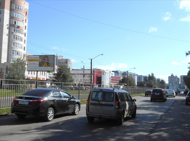 Фотография рекламного носителя, тип: Билборд 3x6, адрес: Машиностроителей пр-т., д.5/2, Ярославль, Ярославская область, Россия. Сторона Б №109182