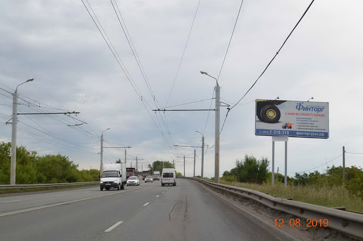 Фотография рекламного носителя, тип: Билборд 3x6, адрес: Бажова ул., Челябинск, Челябинская область, Россия. Сторона A №201470