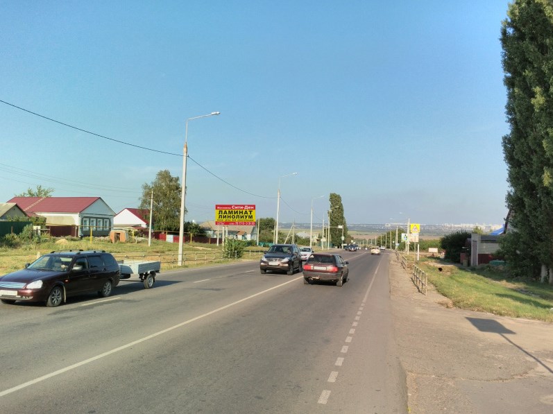 Фотография рекламного носителя, тип: Билборд 3x6, адрес: Щеголевых ул., д.10, Семилуки, Воронежская область, Россия. Сторона B №1002552