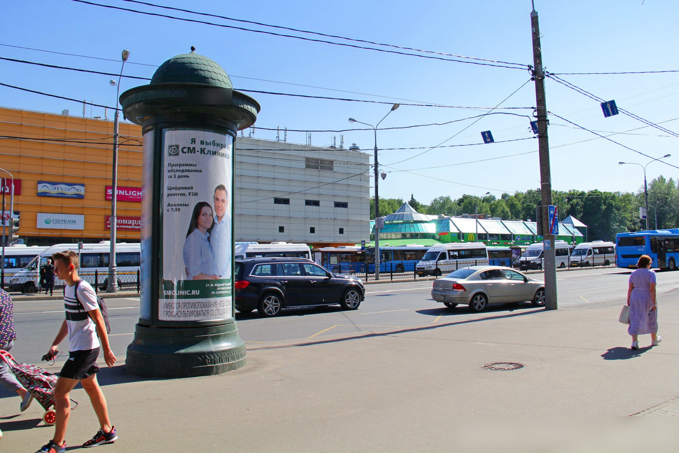 Фотография рекламного носителя, тип: Пиллар 3x1.4, адрес: Фестивальная ул., д.13, Москва, Россия. Сторона С №262465