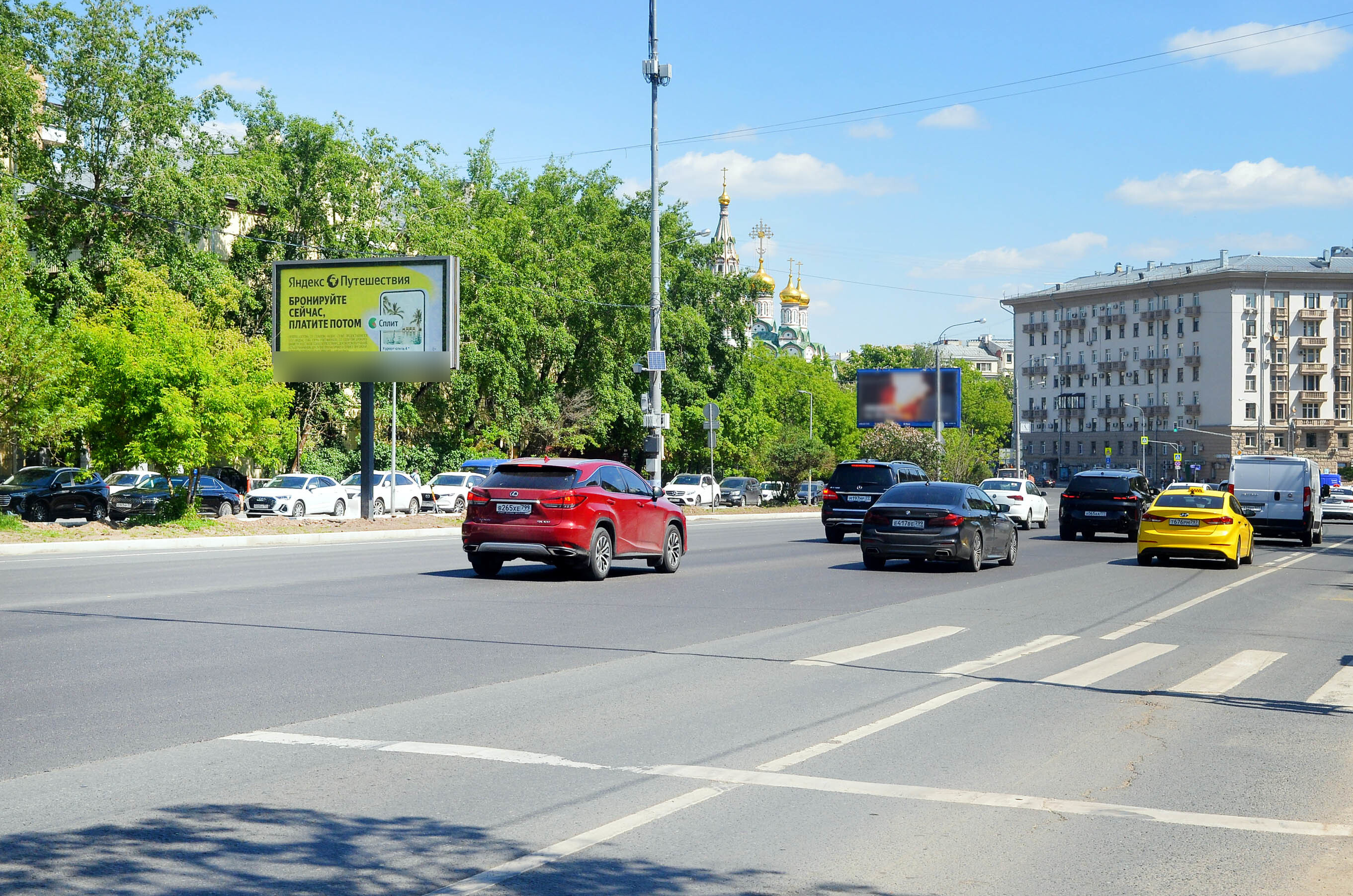 Фотография рекламного носителя, тип: Билборд 3x6, адрес: Комсомольский пр-т., д.14/1, корп.1, Москва, Россия. Сторона Б №324344